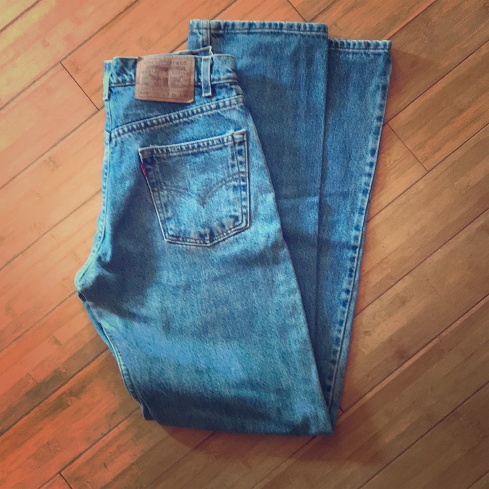 Levi’s 505 regular fit, straight leg jeans